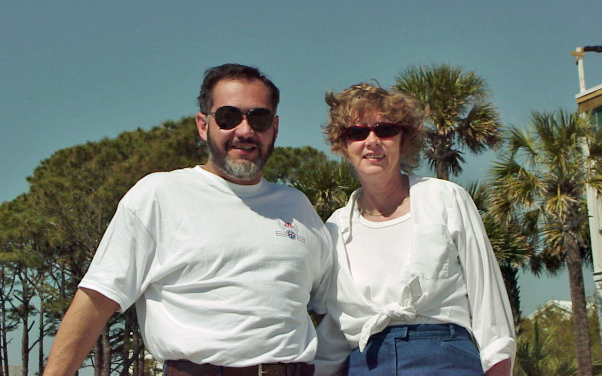 Newly married and enjoying the weather.