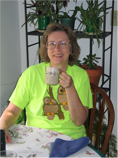 Coffee at breakfast.  Taken at the Jemison house.