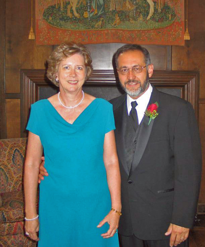 This photograph was taken at Ashley's wedding reception on August 6.
