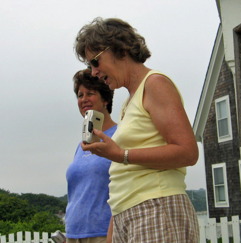 Gloria with Meg Antine.