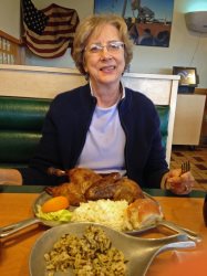 Gloria and I would always stop for the night at the Petro truck stop near Scranton.  One time the truck stop restaurant actually served roast duck!