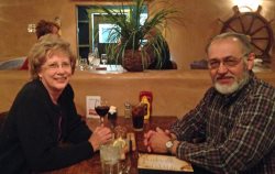 Dinner at our favorite Mexican restaurant in Parker, Arizona.