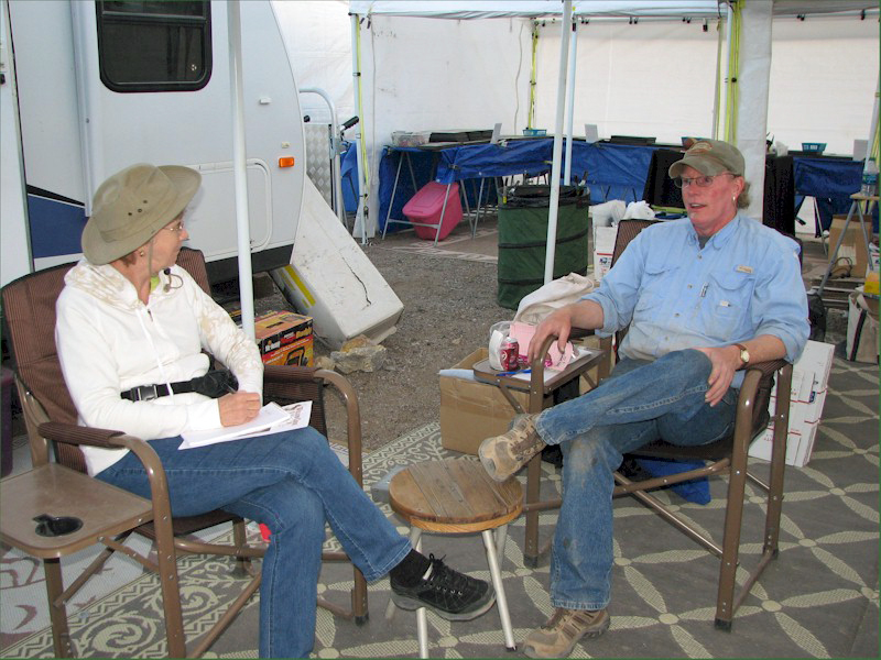 John Heusler not only mines rocks in Mexico, but he's a renowned silver and gold artist.  He described the perils of mining in Mexico, both financial and security.