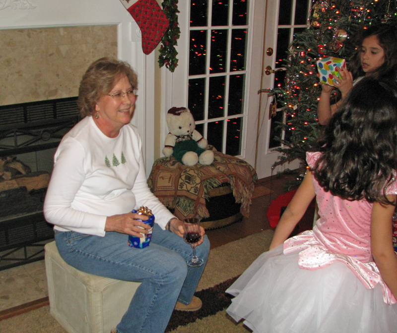 We always had a dance performance when Ashley's girls visited.