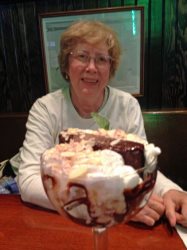 Every once in a while you just have to suck it up and and eat a sundae.  At least part of your husband's if you're diabetic.