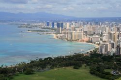 This is the view from Diamond Head in case you don't believe me.